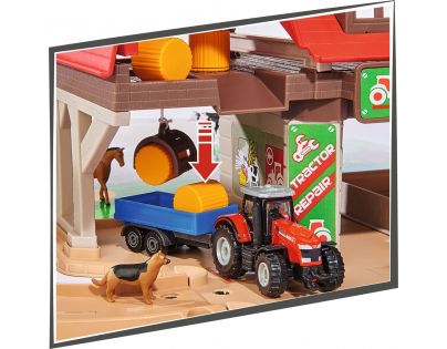 Majorette creatix Veľká farma s 5 vozidlami