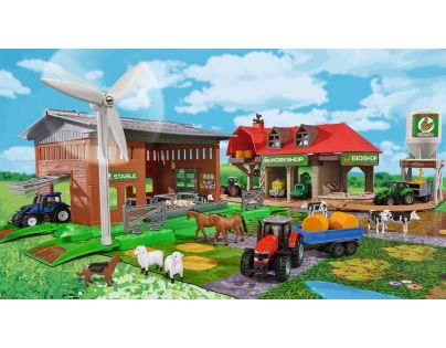 Majorette creatix Veľká farma s 5 vozidlami