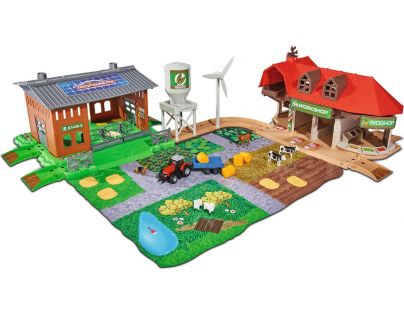 Majorette creatix Veľká farma s 5 vozidlami