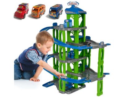 Majorette Garáž Car Park 5 podlaží a 1 autíčko