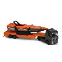Majorette nákladní auto, kovové MAN TGA XXL Loď s přívěsem MAN TGA XXL Žlutá oď s přívěsem Majorette nákladní auto, kovové MAN TGA XXL Loď s přívěsem MAN TGA XXL Žlutá oď s přívěsem