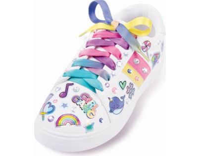 Make It Real Dekoratívne samolepky na topánky Rainbow Chic