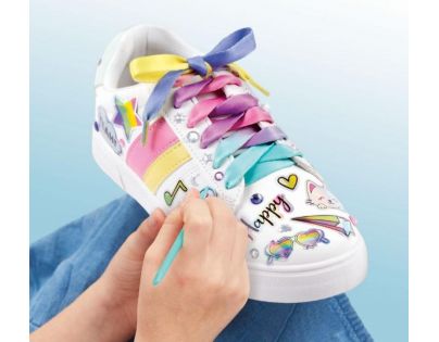 Make It Real Dekoratívne samolepky na topánky Rainbow Chic