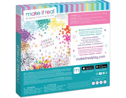 Make it Real Sada korálikov abecedy Povedz Áno!