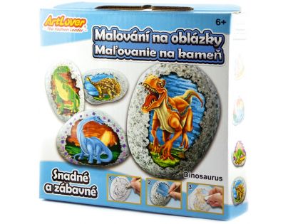 Creatoys Maľovanie na kamene Dinosaurus kreatívna sada