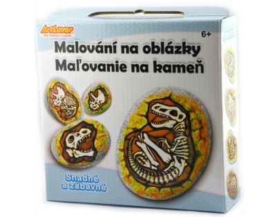 Creatoys Maľovanie na kamene Fosílie dinosaura kreatívna sada