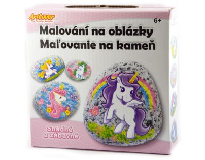 Creatoys Maľovanie na kamene Jednorožcovi kreatívna sada