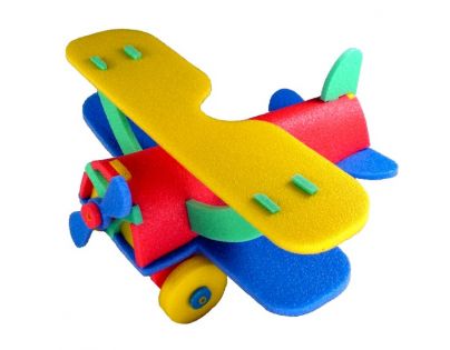 Malý Génius penové puzzle Dvojplošník 29 dielikov