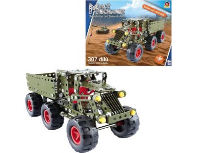 Made Malý mechanik 307 dielikov Vojenské auto