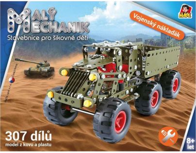 Made Malý mechanik 307 dielikov Vojenské auto
