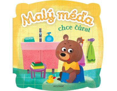 Malý medvedík. Chce čúrať