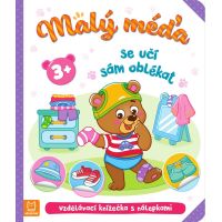Malý medvedík sa učí sám obliekať