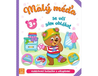 Malý medvedík sa učí sám obliekať