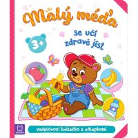 Malý medvedík sa učí zdravo jesť