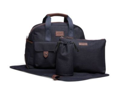 Mamas & Papas Prebaľovacia taška Bowling Navy Tweed