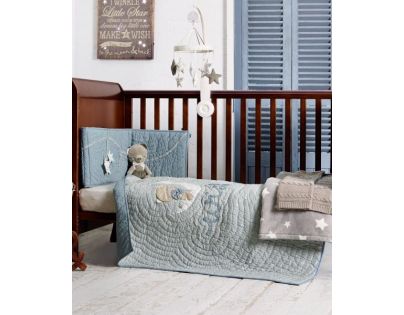 Mamas & Papas Prikrývka Millie & Boris modrá