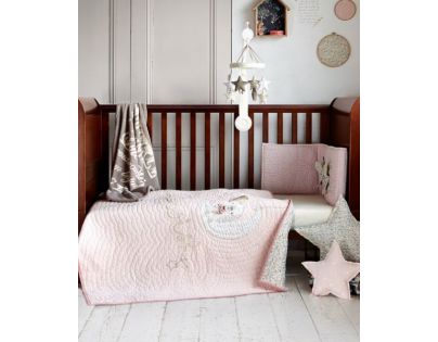 Mamas & Papas Přikrývka Millie & Boris růžová