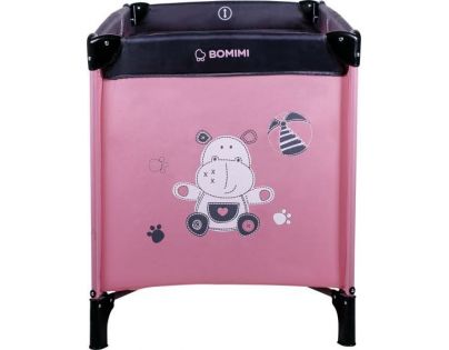 Mara cestovní postýlka hippo pink