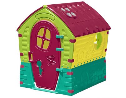 Marian Plast Domeček Dream House - žluto-zelený