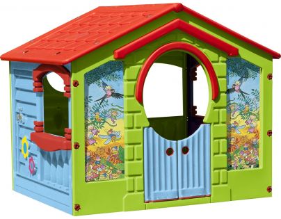 Marian Plast domček Happy House s kvetinkami