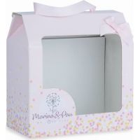 Marina & Pau 202-BK Bábika kúpacie bábätko New Born chlapček v košíčku 21 cm 2