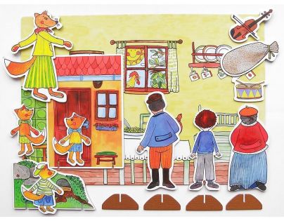 Marionetino Budulínek Scéna s figurkami