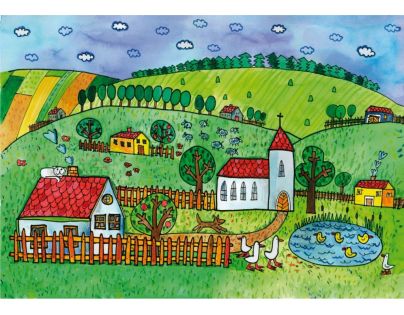 Hyperion MARIONETINO Bábkové divadlo bez tyčiek Čert, Honza a Káča