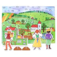 Hyperion MARIONETINO Bábkové divadlo bez tyčiek Čert, Honza a Káča 4