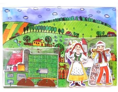 Hyperion MARIONETINO Bábkové divadlo bez tyčiek Čert, Honza a Káča