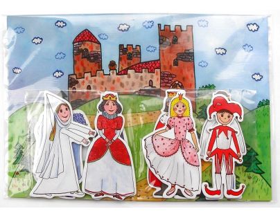 Marionetino Kráľovská sada I a II Scéna s figúrkami