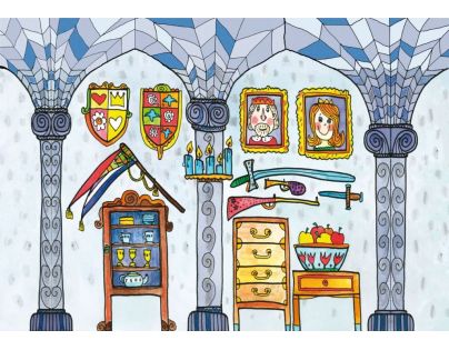 Marionetino Kráľovská sada I a II Scéna s figúrkami