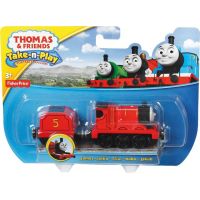 Fisher Price Mašinka Tomáš Take-n-Play Střední a velké kovové mašinky - James 2