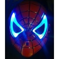 Maska pavoučího bojovníka svítící 2