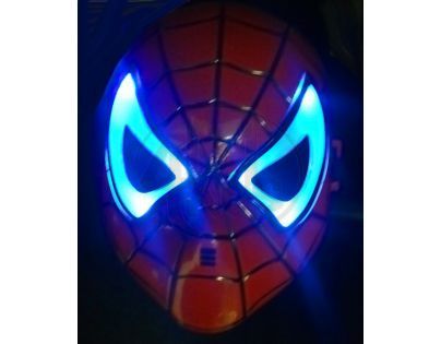 Maska pavoučího bojovníka svítící