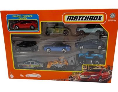 Matchbox 9 ks angličák červená Honda