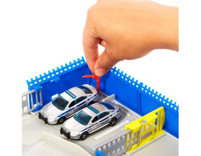 Matchbox Action Drivers Dobrodružný herný set policajnej stanice so svetlami a zvukmi