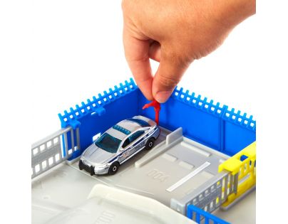 Matchbox Action Drivers Dobrodružný herný set policajnej stanice so svetlami a zvukmi