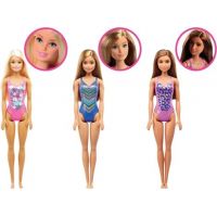 Mattel Barbie v plavkách tmavo ružove s kvetinami 5