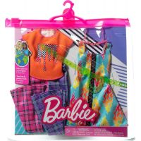 Mattel Barbie Oblečky v praktickom balení 2 ks Šaty a nohavice s tričkom 2