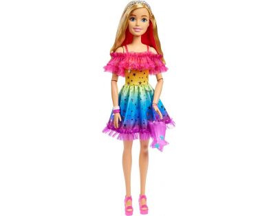 Mattel Barbie Bábika blondínka s melírmi vysoká 71 cm
