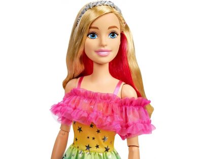 Mattel Barbie Bábika blondínka s melírmi vysoká 71 cm