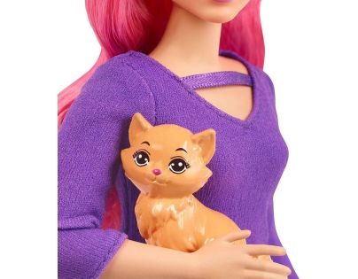 Mattel Barbie cestovatelka růžové vlasy - Daisy