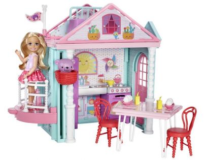 Mattel Bábika Barbie Chelsea a Domček