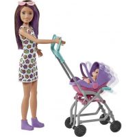Mattel Barbie Chůva Herní set kočárek 3