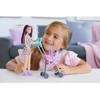 Mattel Barbie Chůva Herní set kočárek 5
