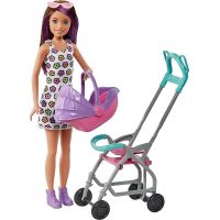 Mattel Barbie Chůva Herní set kočárek 2