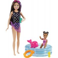 Mattel Barbie opatrovateľka herný set s bazénikom Skipper