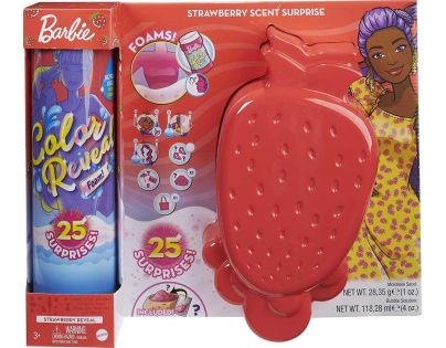 Mattel Barbie Color Reveal Bábika Pena plná zábavy Jahoda