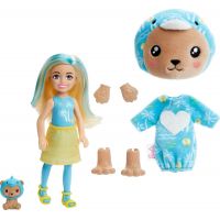 Mattel Barbie Cutie Reveal Chelsea v kostýme Medvedík v modrom kostýme Delfína 3