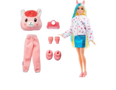 Mattel Barbie Cutie Reveal zima bábika séria 4 lama